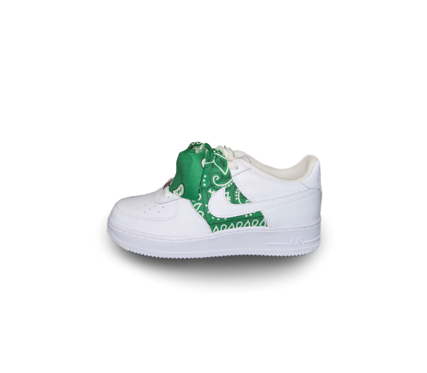 AF1 GREEN BANDANA